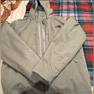 The North Face Men's Hooded Performance Jacket in Olive Green